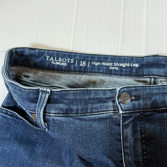 Talbots Straight Leg Jeans 18T 38x30 - Picture 9 of 16